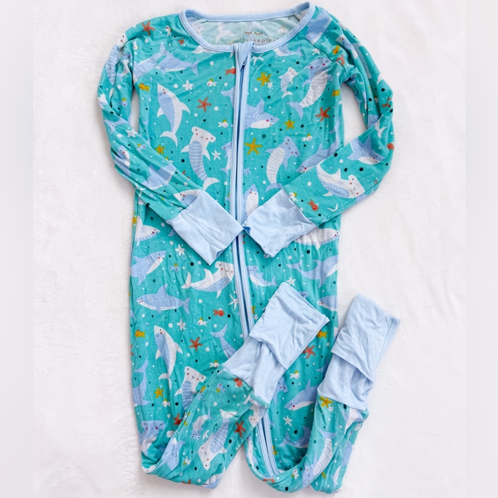 Little Sleepies Shark Soiree Zippy 2T